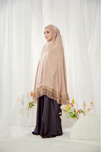 Mini Telekung Santorini Nude